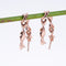 Amee Blush Gold Twists Silver Earrings