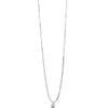 Amee Gleam & Gills Silver Necklace