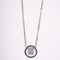 Amee Enclosed Studded Orbit Silver Pendant