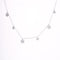 Amee Dangling Coins Silver Necklace