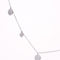 Amee Dangling Coins Silver Necklace