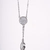 Amee Twilight Drop Silver Necklace
