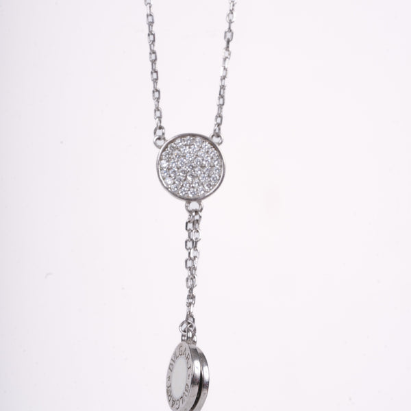 Amee Twilight Drop Silver Necklace