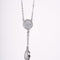Amee Twilight Drop Silver Necklace