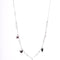 Amee Cosmic Hearts and Stars Silver Necklace