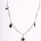 Amee Cosmic Hearts and Stars Silver Necklace
