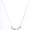 Amee Dewdrop Symphony Silver Necklace