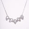 Amee Dewdrop Symphony Silver Necklace