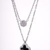 Amee Lucky Bloom Silver Necklace