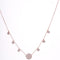 Amee Blush Spark Drop Necklace