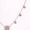 Amee Blush Spark Drop Necklace