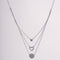 Amee Celestial Trio Silver Necklace