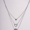 Amee Celestial Trio Silver Necklace