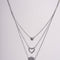 Amee Celestial Trio Silver Necklace