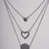 Amee Celestial Trio Silver Necklace