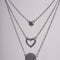 Amee Celestial Trio Silver Necklace