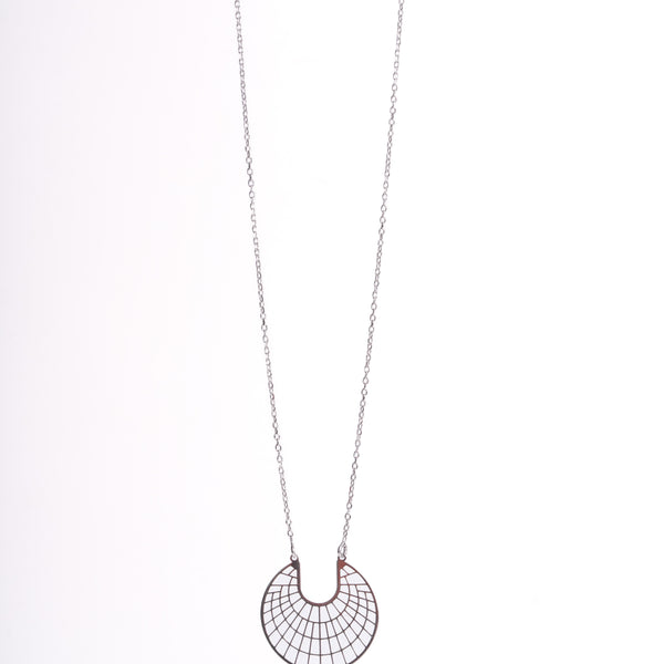 Amee Arc of Webs Silver Pendant