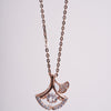 Amee Golden Blossom Silver Pendant