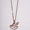 Amee Golden Blossom Silver Pendant