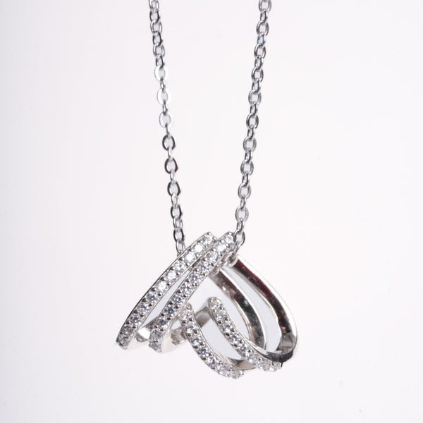 Amee Twirl & Shine Silver Pendant