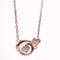Amee Eternal Feline Bond Silver Necklace