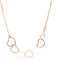 Amee Endless Love Line Silver Necklace