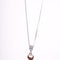 Amee Cupid's Heart Silver Necklace