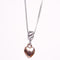 Amee Cupid's Heart Silver Necklace