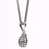 Amee Bold Impact Silver Pendant
