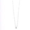 Amee Stellar Focus Silver Pendant