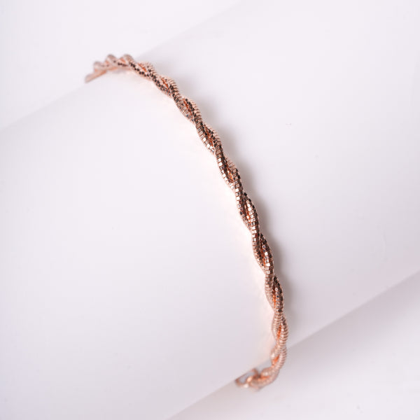 Amee Rose Rope SIlver Bracelet