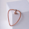 Amee Heartbeat Drop Silver Bracelet