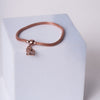 Amee Heartbeat Drop Silver Bracelet