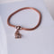 Amee Heartbeat Drop Silver Bracelet
