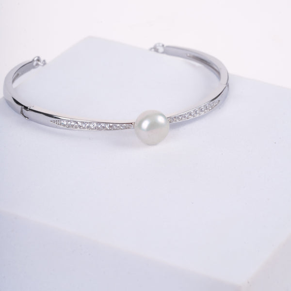 Amee Pearl of Grace Silver Bracelet