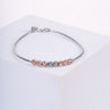 Amee Infinity Blend Silver Bracelet
