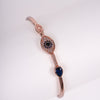 Amee Blue Evil Eye Silver bracelet