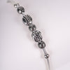 Amee Safari Thread Silver Bracelet