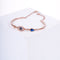 Amee Blue Evil Eye Silver bracelet