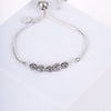 Amee Safari Thread Silver Bracelet