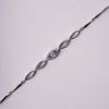 Amee Studded Evil Eye Silver Bracelet