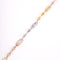 Amee Trinity Twist Silver Bracelet