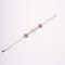 Amee Golden Echo Silver Bracelet