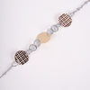 Amee Golden Echo Silver Bracelet