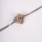 Amee Entwined Clover Charm Silver Bracelet