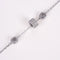 Amee Triple Sparkle Bead Silver Bracelet