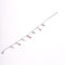 Amee Drop Circle Silver Bracelet
