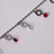 Amee Drop Circle Silver Bracelet