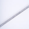 Amee Square Cut Silver Tennis Bracelet