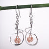 Amee Twisted Love Silver Earrings